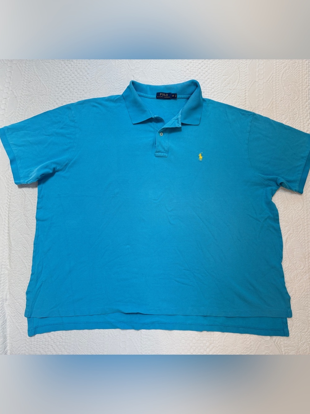 Ralph Lauren Polo Shirt Blue Men’s Size 3XB Big Short Sleeve